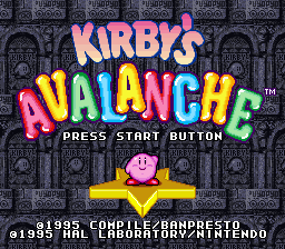 Super Nintendo (SNES) Games > Kirby's Avalanche :: Emu-Land.net